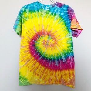 Women's Hand Dyed Tie Dye T Shirt